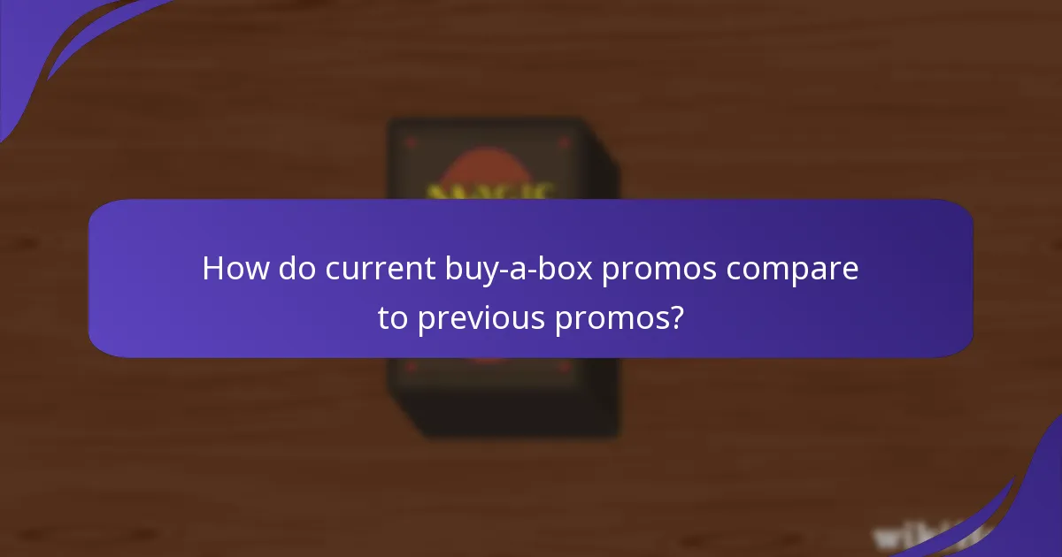 Which exclusive cards are included in the buy-a-box promos?