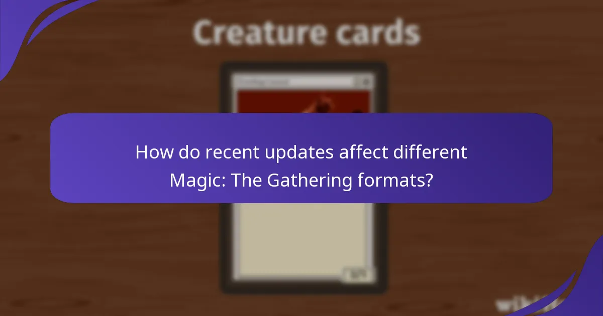 Which cards have been banned recently in Magic: The Gathering?