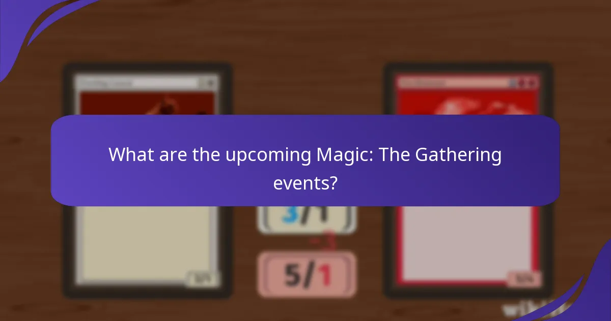 Where can players find local Magic: The Gathering events?
